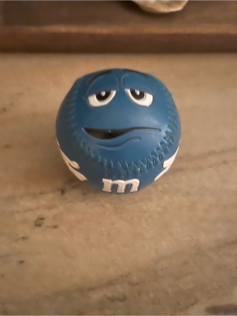 M&M'S Blue collectable 2007 baseball
